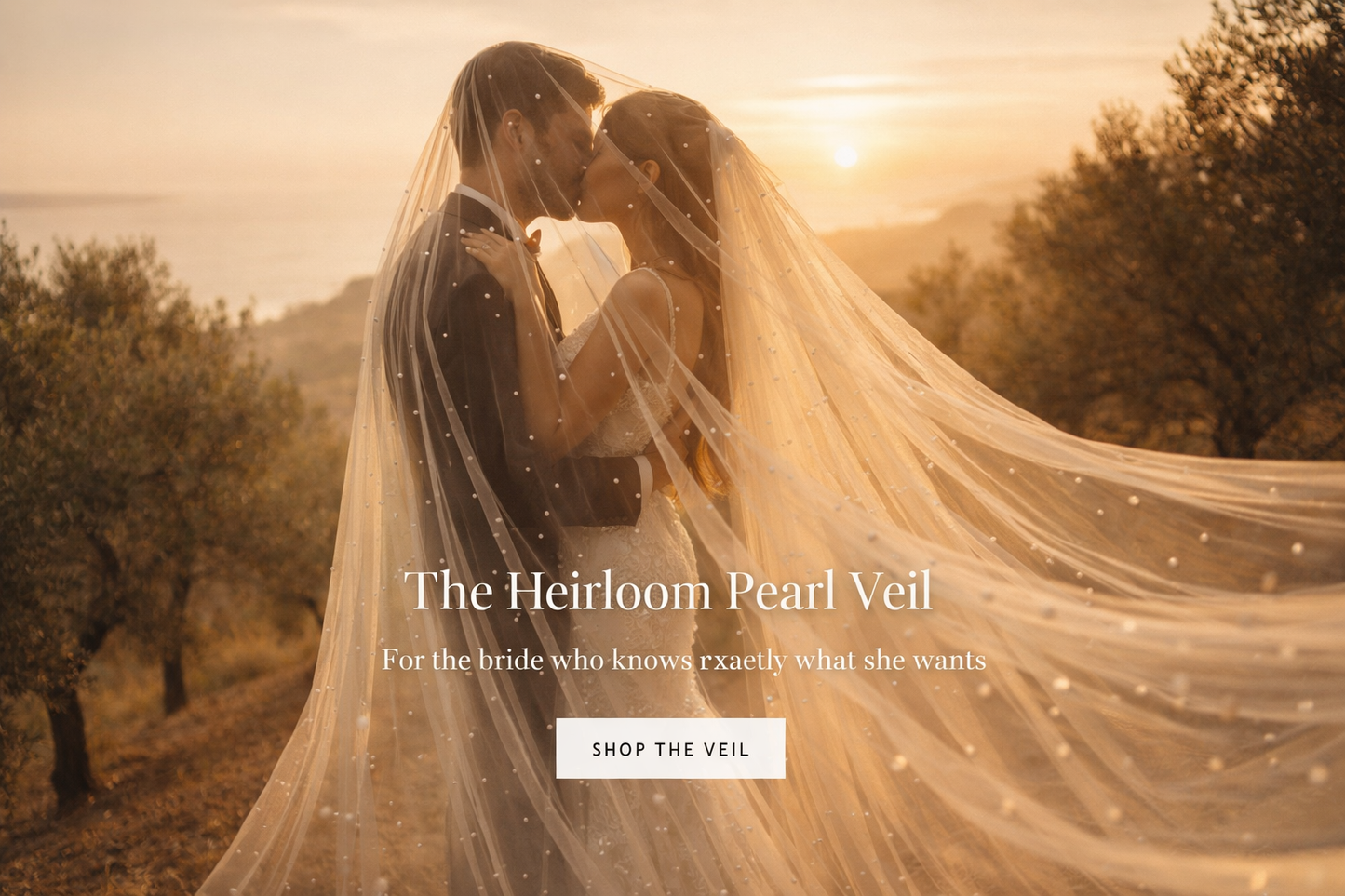 The Pearl Cathedral Veil- Ivory Pearl Wedding Veil