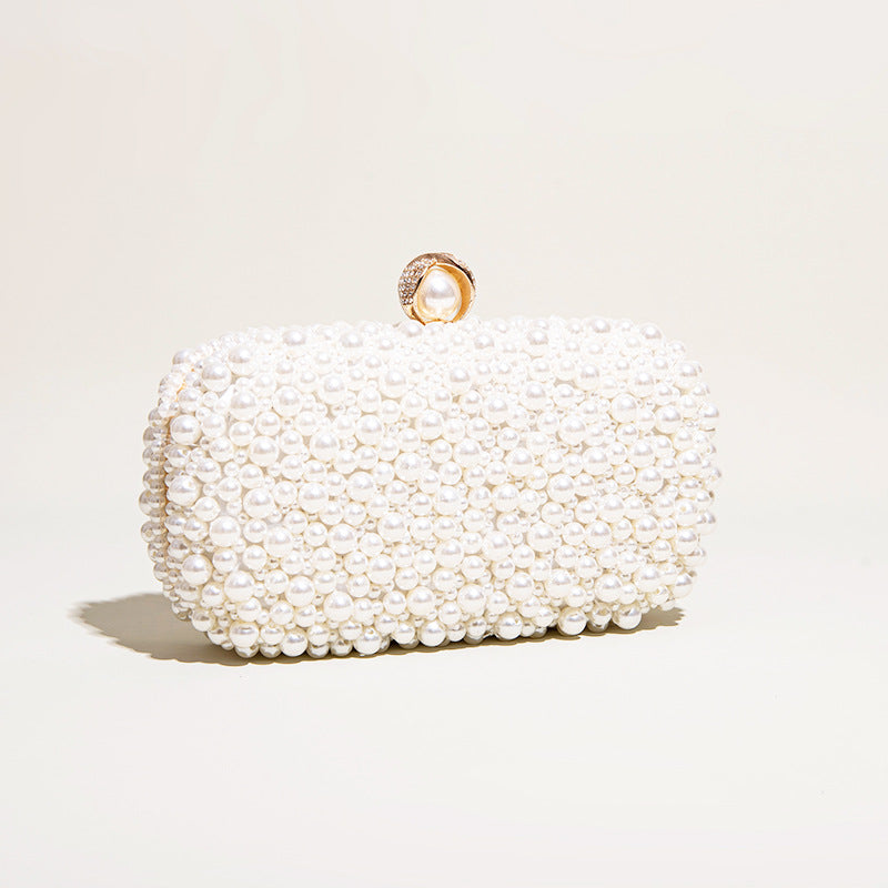 The Candlelight Pearl Bridal Clutch