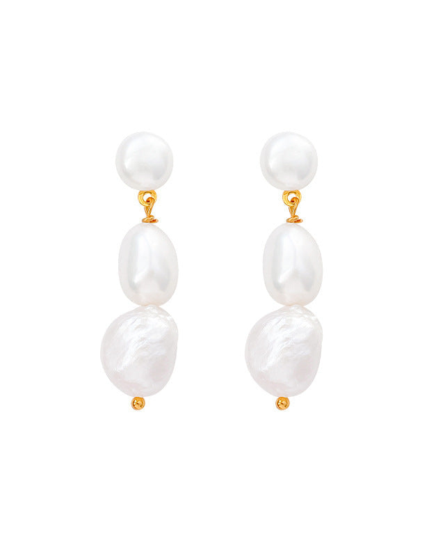 The Baroque Pearl Drop Earrings