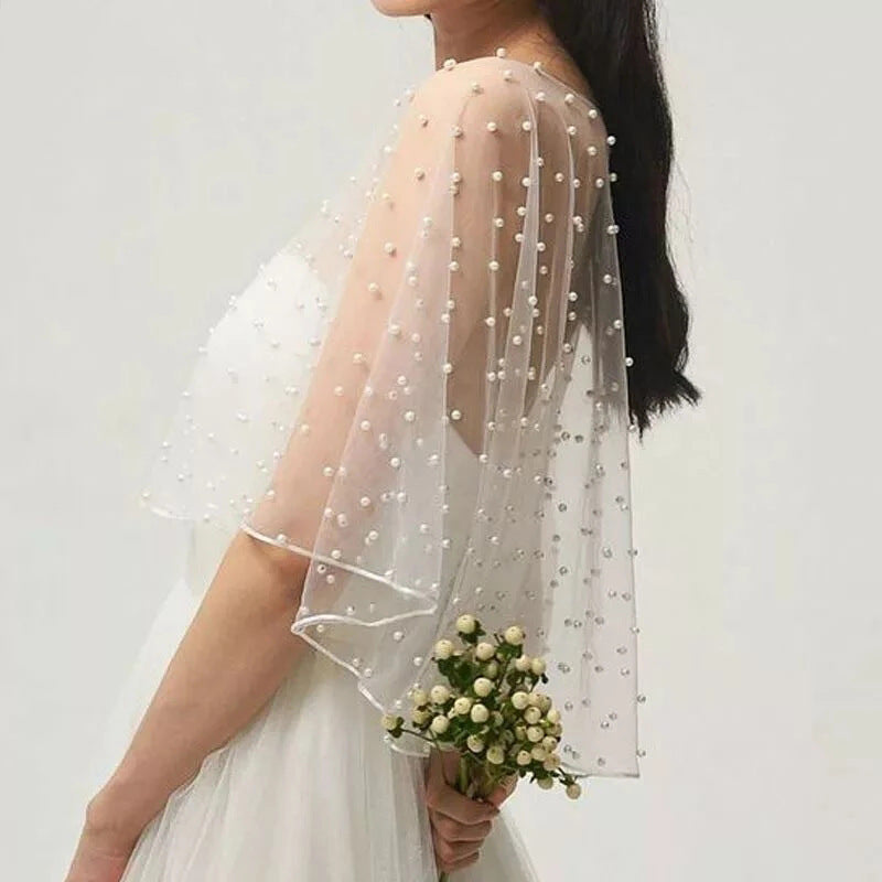The Pearl Bridal Cape