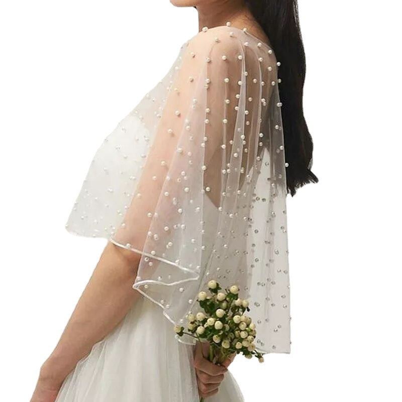 The Pearl Bridal Cape