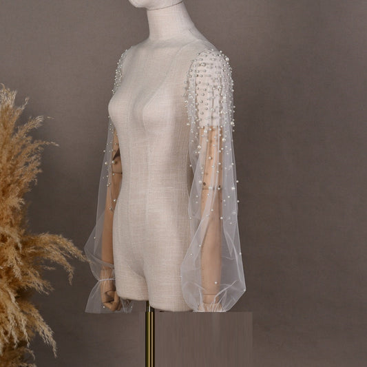 The Juliette Pearl Bridal Sleeves