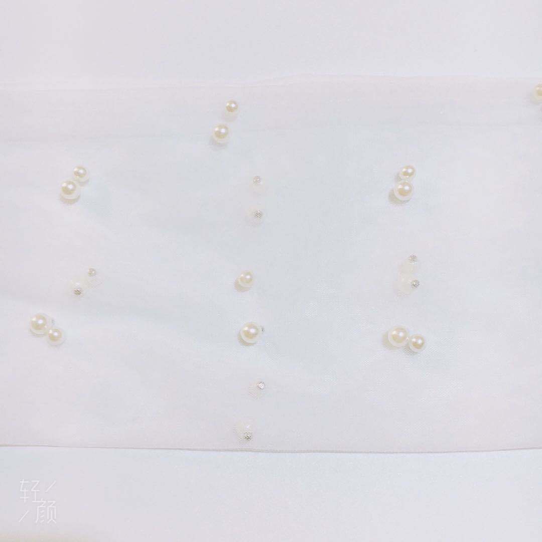 The Pearl Veil Gloves — Sheer Pearl Bridal Gloves in Soft Ivory