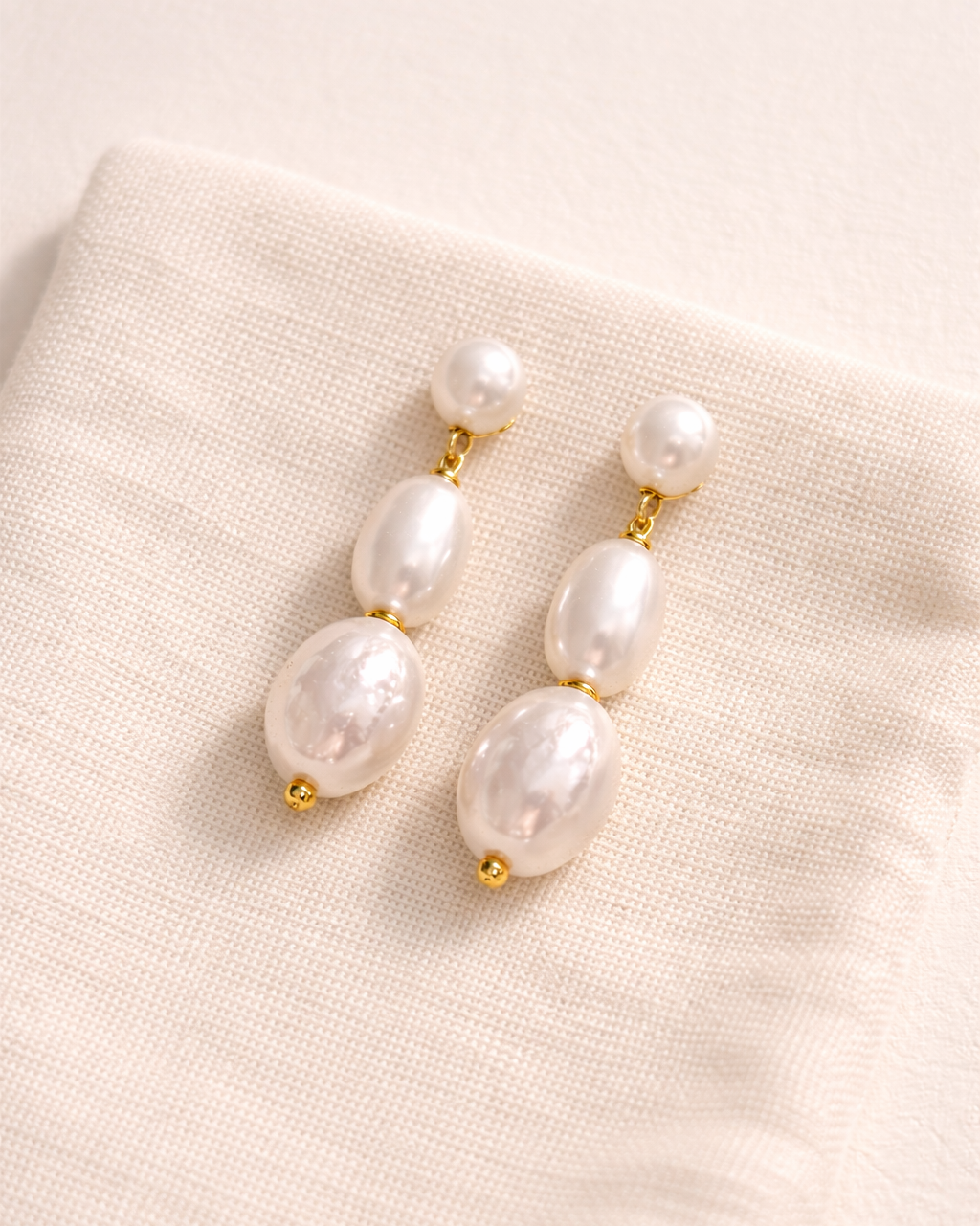 The Baroque Pearl Drop Earrings