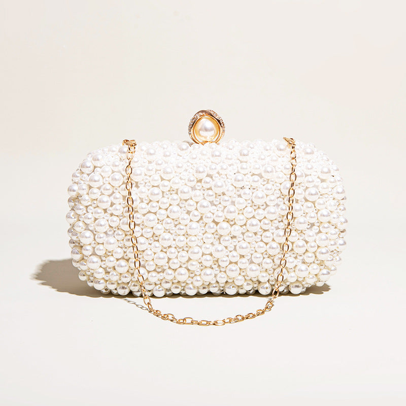 The Candlelight Pearl Bridal Clutch