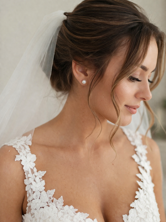 The Modern Pearl Studs