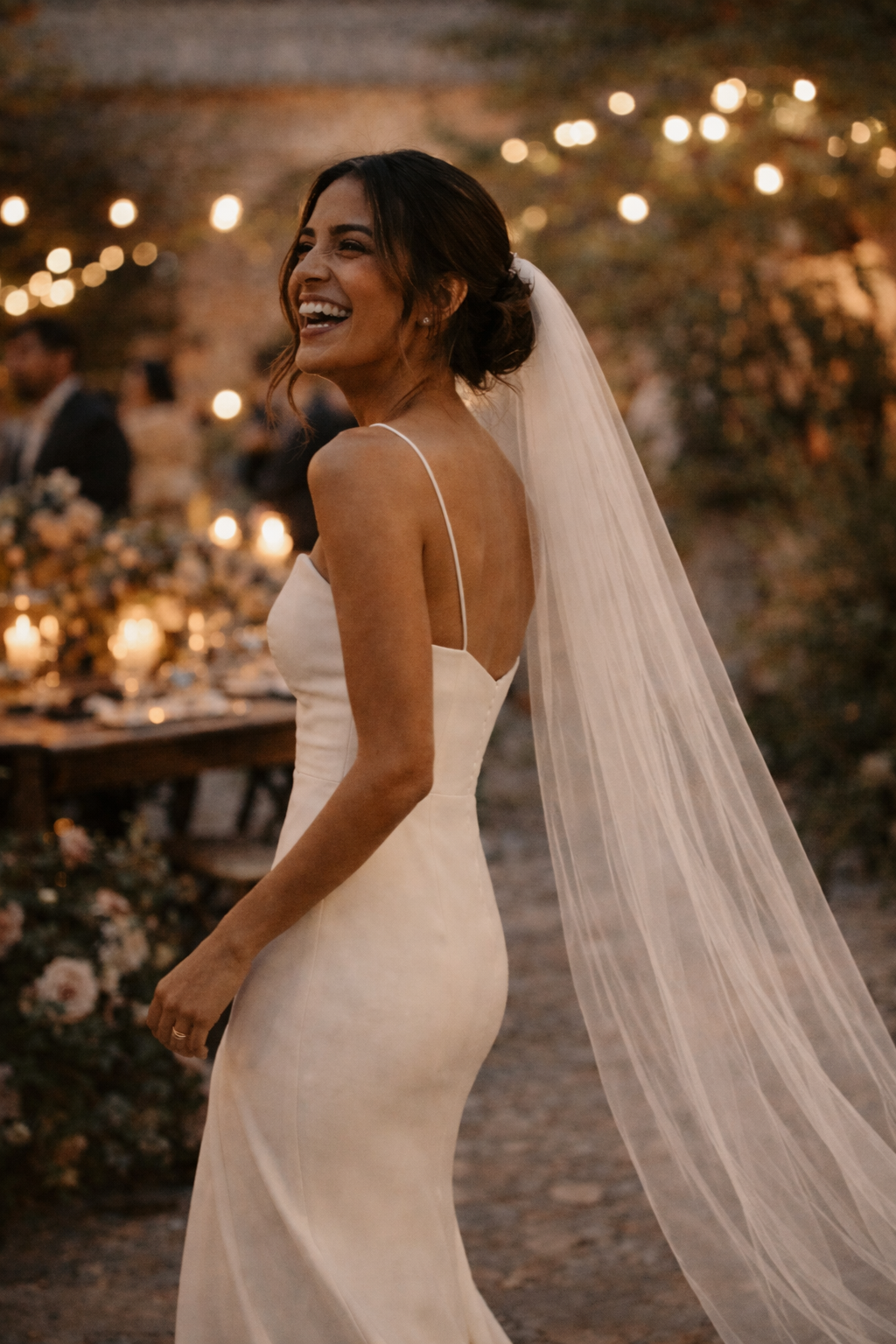 The Whisper Veil — An Airy Bridal Veil in Soft White